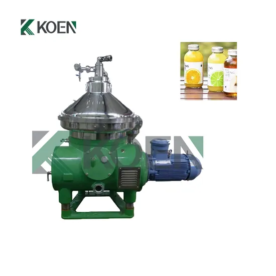 Factory Directly Fruit Juice Disc Centrifuge Separator with Factory Price