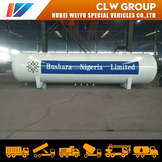 Hotsale 40cbm LPG Gas Tank 20tons LPG Storage Tank for African Market