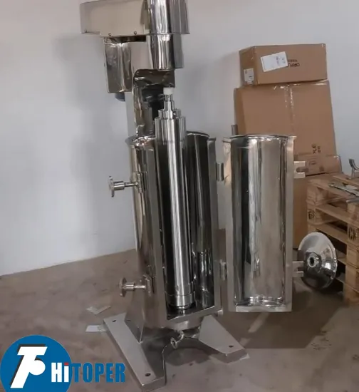 Fish Oil Separation High Speed Tubular Centrifuge