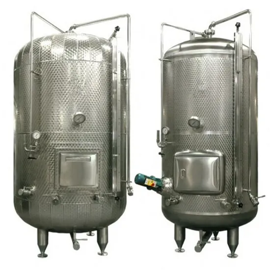 Stainless Steel Red Wine Processing Fermentation Pressure Vessel Price