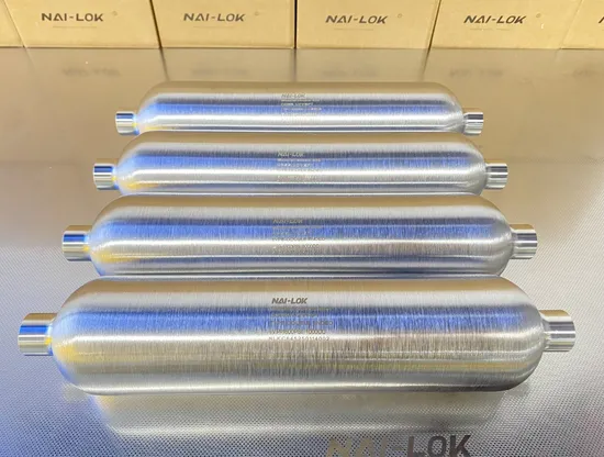 Special Material Alloy 625 400 Seamless Steel Sample Cylinder 1/2 Female NPT Double Ended Sample Cylinder for Oil Laboratory