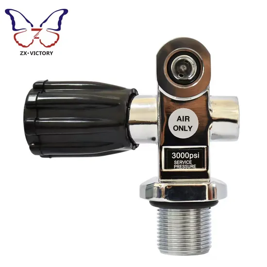 Zx DIN/Yoke PRO Valve for Scuba Diving Tank 3/4-14npsm M25X2 Cga850 3000psi 3500psi