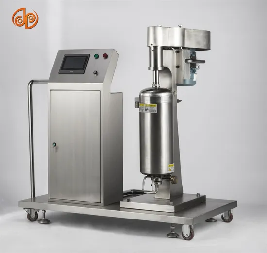 Mobile High-Speed Tube Centrifuge for Solid-Liquid Separation of Biological Fermentation Broth (GQ76PLC)