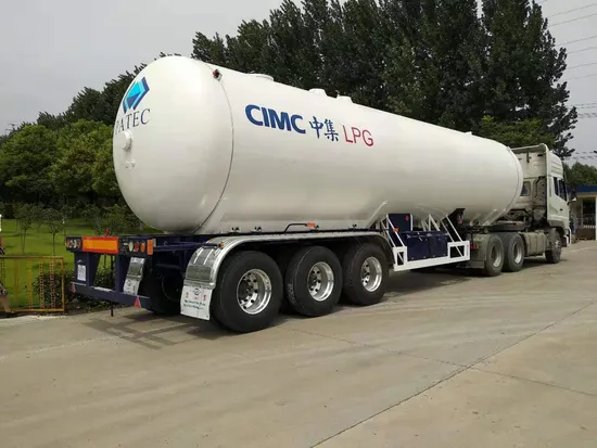 Cheap Price 52m3 LPG Road Tanker Liquefied Petroleum Gas Transport Semi Trailer for Vietnam