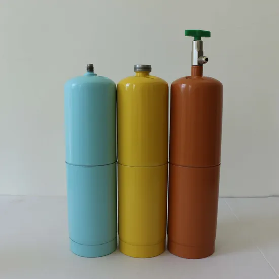 En12205 Standard 1kg R134A Empty Refrigerant Gas Cylinder for European Market