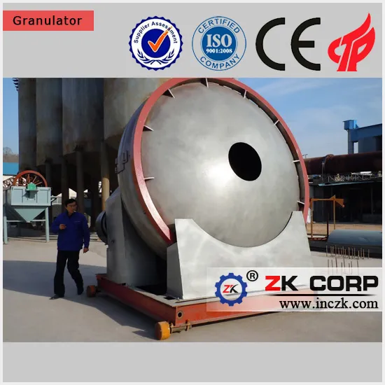Disk Granulator for Ceramic Sand Production Line