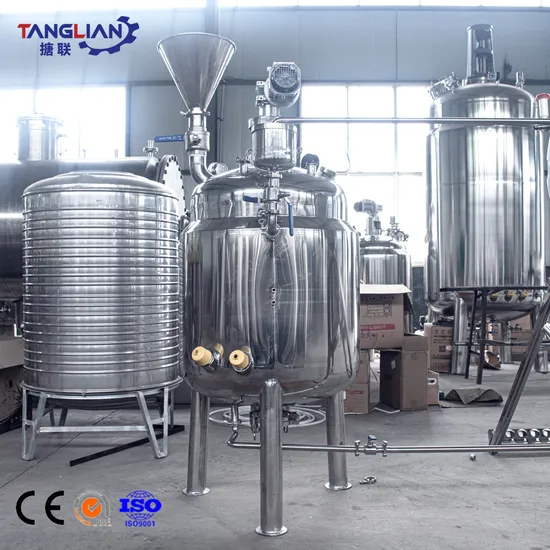 Stainless Steel Pressure Reactor China Factoy for Chemical Industry