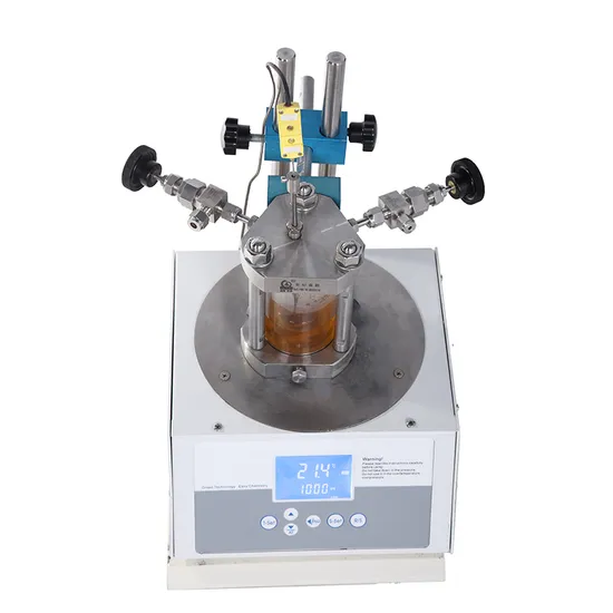 CH4 Hydrate Test Formation High Temperature High Pressure Reactor