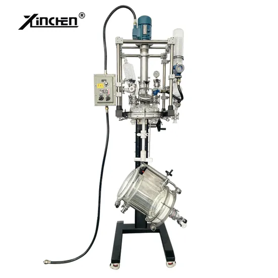Chemical Lab Explosion-Proof Glass Reactor High Pressure and Temperature Borosilicate Glass Reactor
