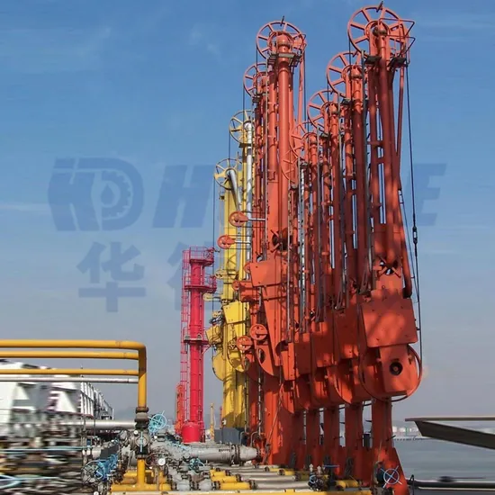 High Lifting Height High-Pressure Equipment Single-Arm Low-Temperature QC/DC Marine Loading Arm with Swivel Joint