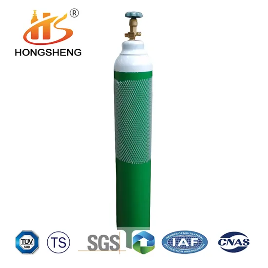 ISO 200bar 7L Medical Portable Seamless Steel Empty Oxygen Gas Cylinder Tank Tped Certification