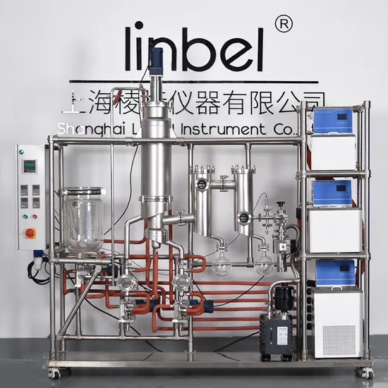 Stainless Steel Short Path Wiped Film Evaporator Molecular Distillation