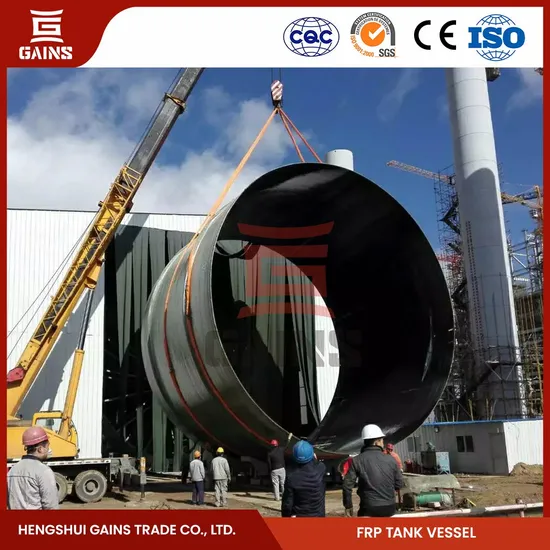Gains 100 Gallon Fiberglass Propane Tank Manufacturing FRP Underground Chemical Storage Tanks China PP FRP Chemical Tank