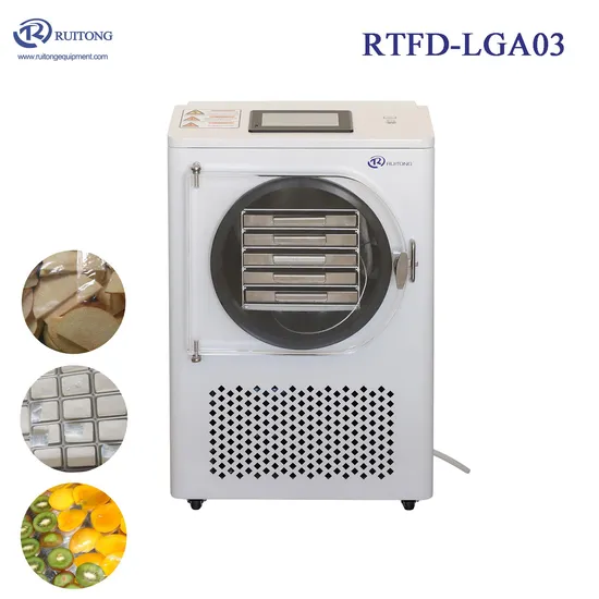 Best Price Small Freeze Dryer Machine with Vacuum Pump Machine for Liquid Seaweed Egg Drop Soup Milk