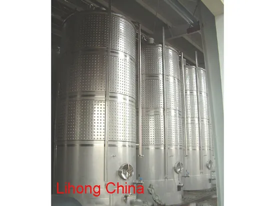 Stainless Steel Cooling Jacket Liquor Storage Vessel with Side Manhole