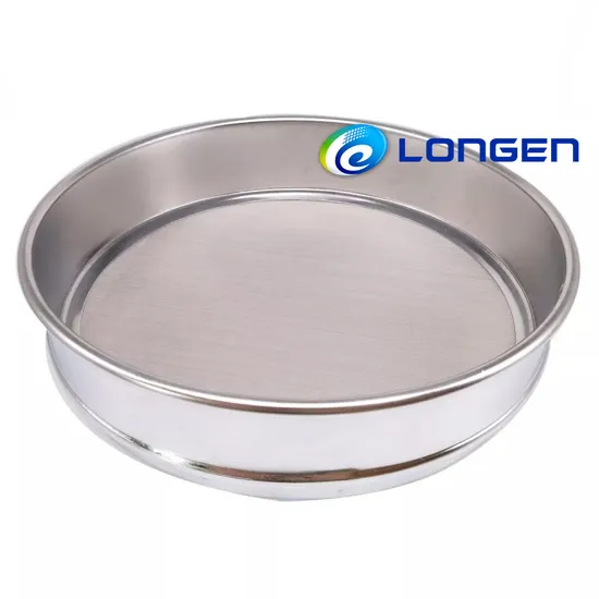 High Precision Stainless Steel Soil Sieve Set Lab Standard Test Mesh Sieve