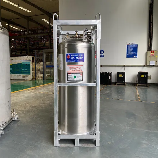 450L Cryogenic Liquid Nitrogen Oxygen Argon Dewar Cylinder for Storage Tank
