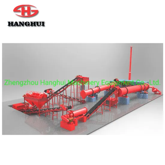 Bio Organic Animal Manure Fertilizer Granulator Production Plant