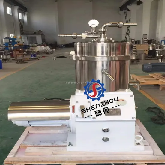 3 Phase Disc Stack Machine Oil Water Centrifuge for Vegetable Oil Water Separation