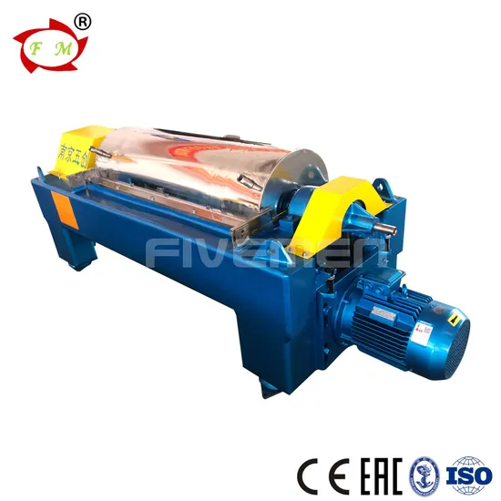 China Horizontal Spiral Sedimentation Continuous Decanter Centrifuge Machine