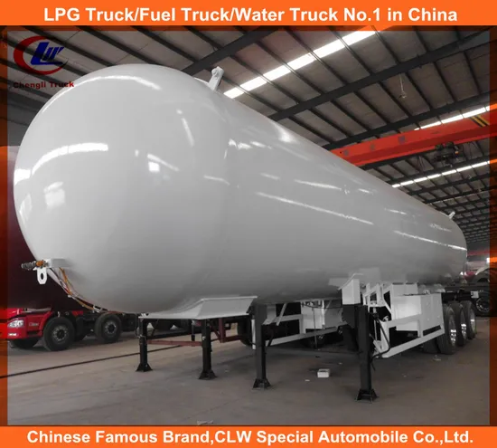 60m3 Cooking Gas Tank Semi-Trailer for 30ton LPG Delivery Tank