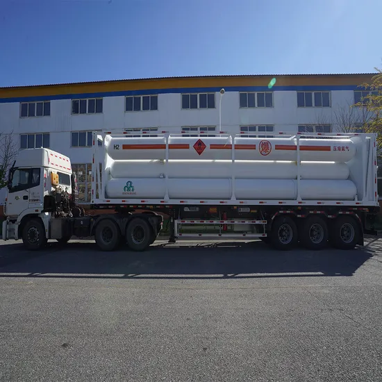 Compressed Natural H2 Cylinder Tube Bundle Structure 6 Tubes Skid Cascade Container