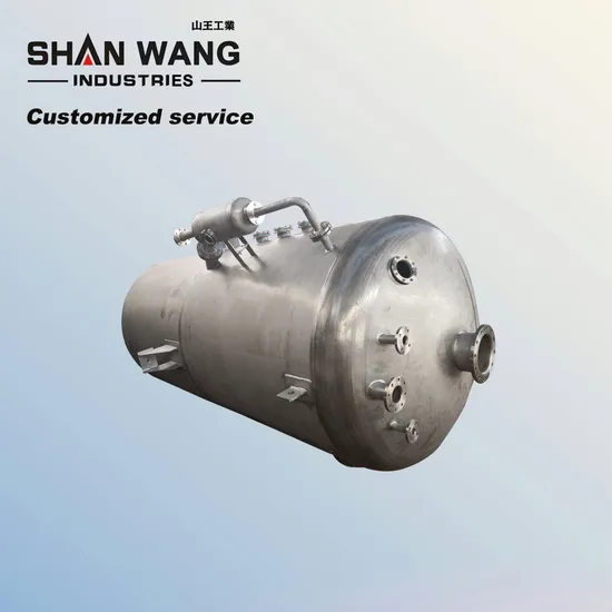 Glass Lined Stainless Steel PTFE Lined Heat Exchanger Tank Reactor