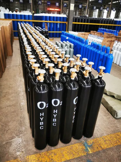 10L 152mm ISO9809 Seamless Steel Portable Household Health Care Medical Oxygen Gas Cylinder with Qf-6A Valve