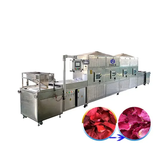 Microwave Dehydrator Electric Drying Machine with CE Certification Black Tea Rose Petal Microwave Dryer