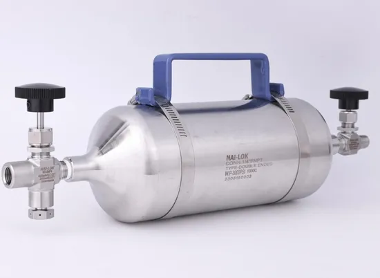 Nai-Lok 304L 316L 2205 2207 904L Double-Ended 3000psig 1/4 in Mini Gas Cylinder Stainless Steel Sample Cylinders