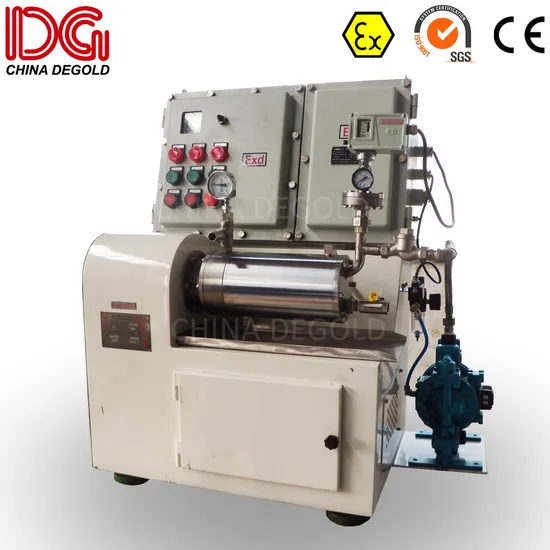 Ceramic Laboratory Horizontal Bead Mill for Inkjet Ink