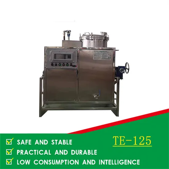 SS304 Explosion Proof 125L Solvents Recycling Equipment (Recycling Rate Above 95%)