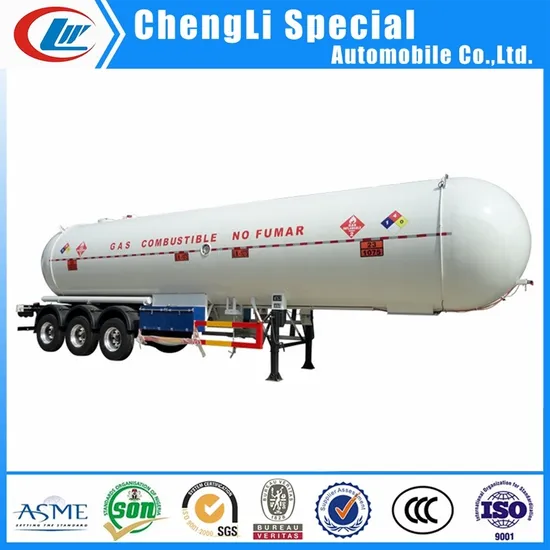 40000liters Fuel Storage Tank Semi Trailer Tank ISO Natural Gas LPG Tank Truck Gas Tanker Trailer
