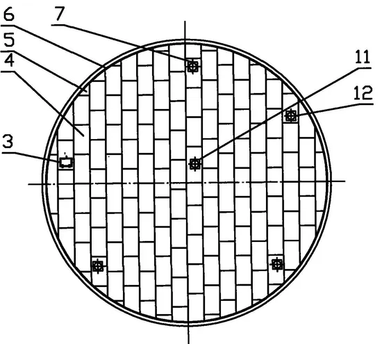 Full Contact Liqui Type Square Box Internal Floating Roof for Storage Tanks