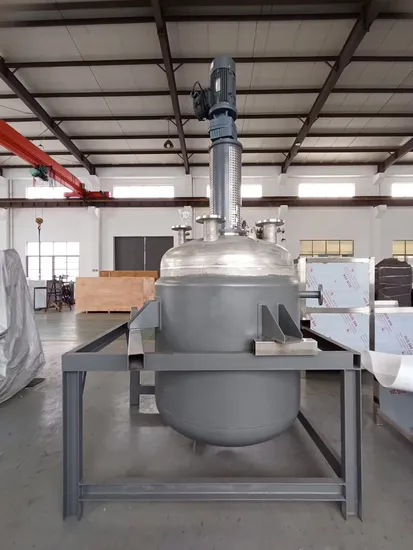 Electric Double Layer Chemical Jacketed Lab Stirred Reactor with Heater