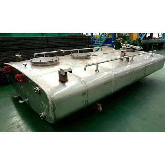 Oval-Shaped Stainless Steel Storage Tank for Special Vehicles