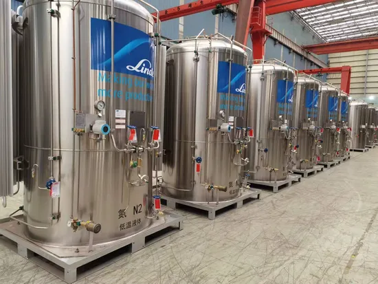 High Quality Stainless Steel Industrial Liquid Gas Tanks 3m3 Cryogenic Equipment Storage Lo2 Ln2 Lar LNG Tank