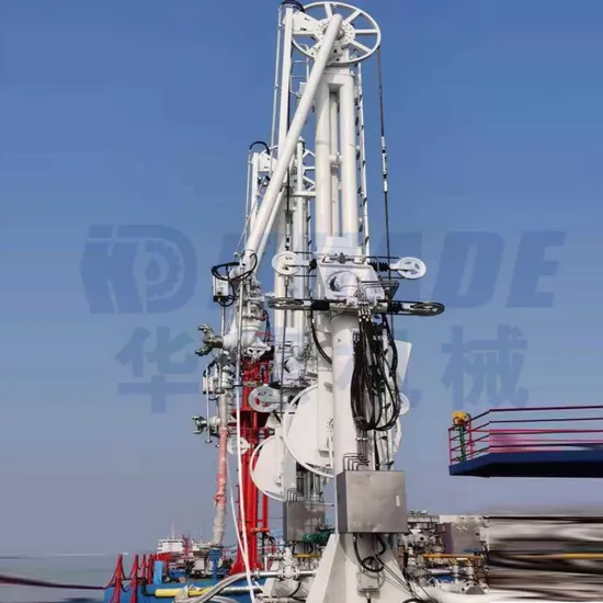 Strong Operating Pressure High-Pressure Equipment Single-Arm Low-Temperature Marine Loading Unloading Arm Machine with Swivel Joint