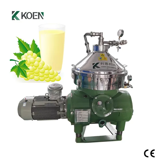 Grape Juice Concentrate, Clarify and Separate Disc Stack Centrifuge for Sales