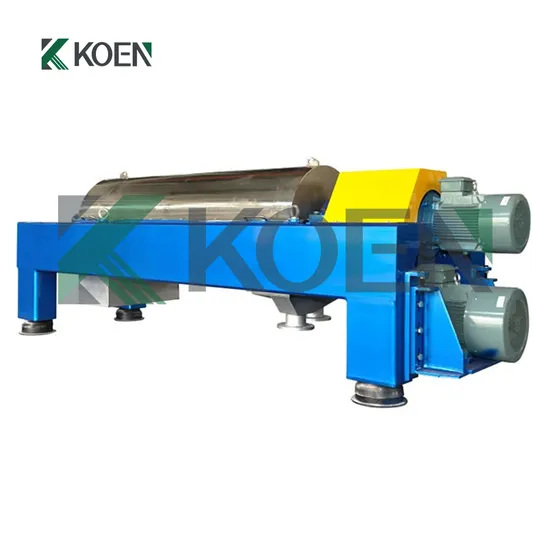 Advanced High Capacity Decanter Centrifuge for Juice and Beverage Separation