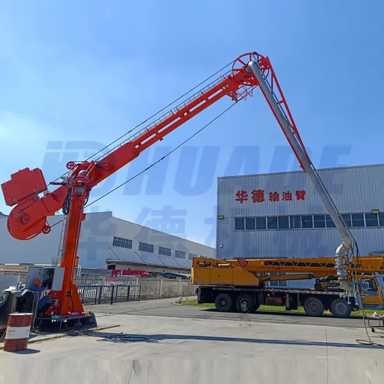 Good Corrosion Resistance High-Pressure Equipment Single-Arm Low-Temperature Marine Loading Unloading Arm Machine with Swivel Joint