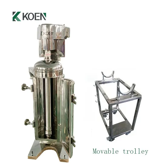 Gq125 Two Phase Tubular Bowl Centrifuge for Small Protein Particles and Water