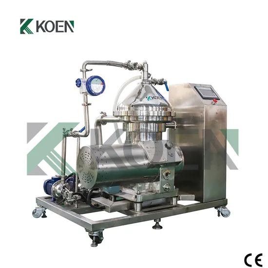 Hot Sale PLC Control Pharmaceutical GMP Herbal Extraction Filtration Disc Stack Centrifuge