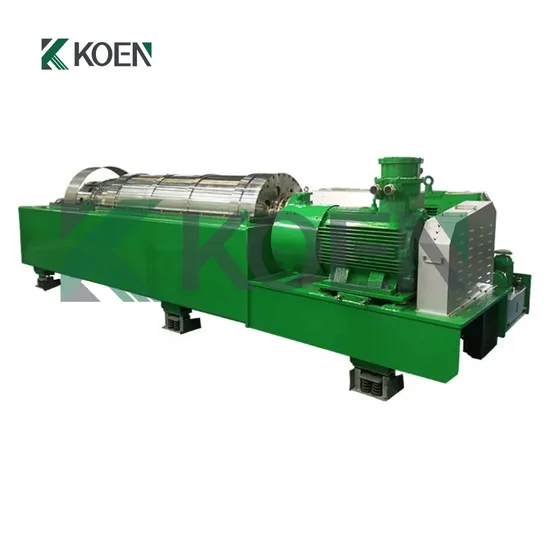 Lw Series Spiral Discharging Horizontal Decanter Centrifuge with High Safety