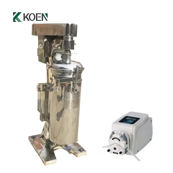 Gq150j Continuous SS316L High-Speed Tubular Bowl Centrifuge with Cooling Function
