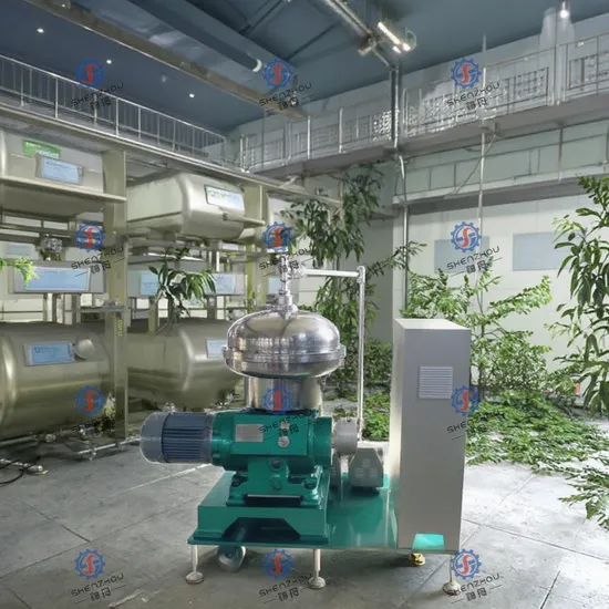 Continuous Orange Apple Juice Clarifier Stacked Centrifuge