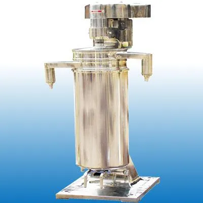 High Speed Deguming Crude Oil Algae Separator for Tubular Bowl Centrifuge