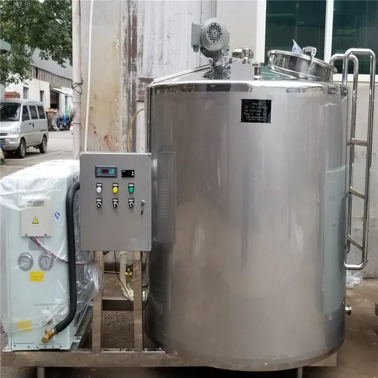 Hot Sale Juice Milk Yogurt Chiller Cooling Storage Holding Tank