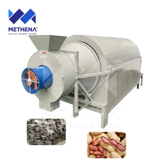 Mtn Steam Heating Maize Cereal Grain Dryer Small Gypsum Wood Chips Sawdust Rotary Drum Dryer for Sale
