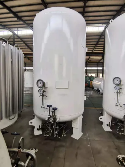 ASME Certification Vacuum Insulation Vertical Cryogenic Storage Tank
